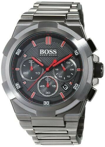 hugo boss black and red watch